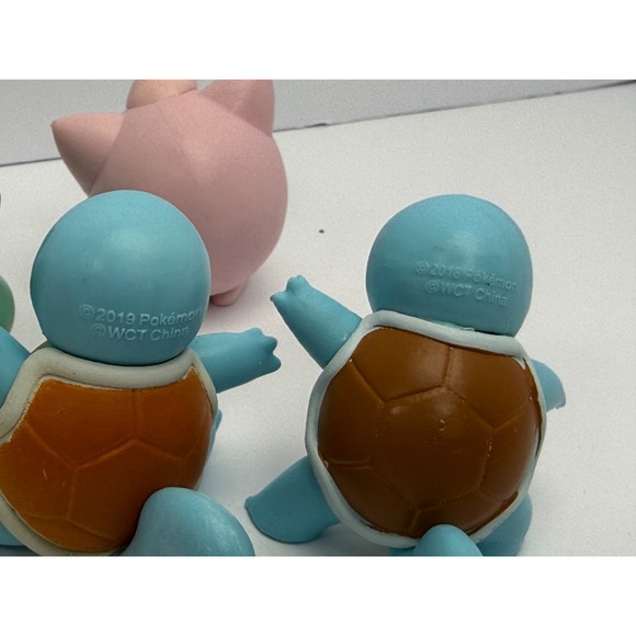 Pokemon Mini Figure Lot 8pc Pikachu Charmander Bulbasaur Squirtle WCT 2018 2019 - Picture 6 of 8